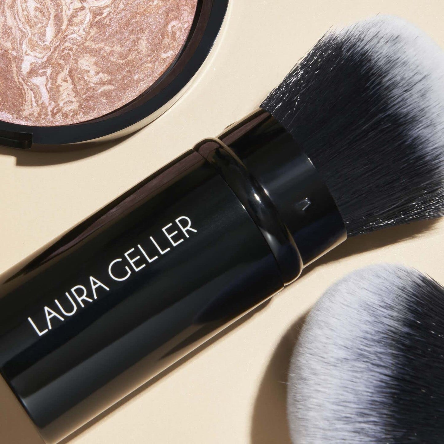 Laura Geller Makeup Primer - Super-Size Hydrating Spackle with Hyaluronic Acid | Includes Airbrush Kabuki Brush