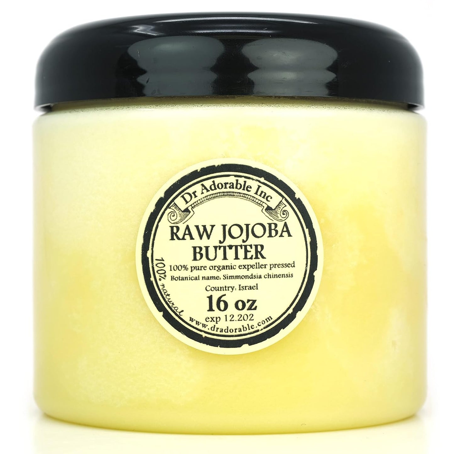 Jojoba Butter - Pure Organic Raw Moisturizing 16 oz | Natural Skin Care