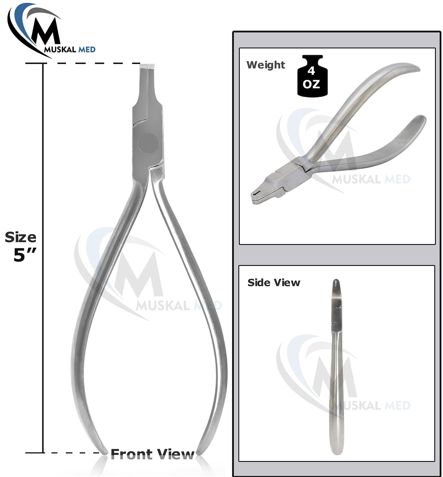 VISION TEK MED Orthodontic Dental Tear Drop Pliers Thermal Forming Retainer Clear Aligner Braces Plier