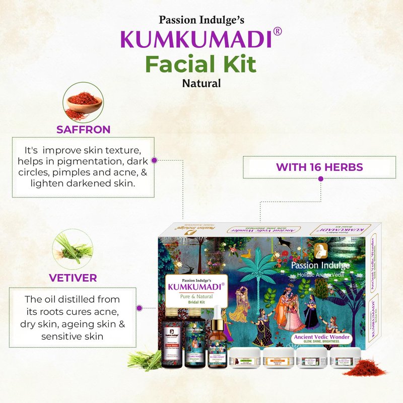 Kumkumadi Pure and Natural 7 Star Facial Kit