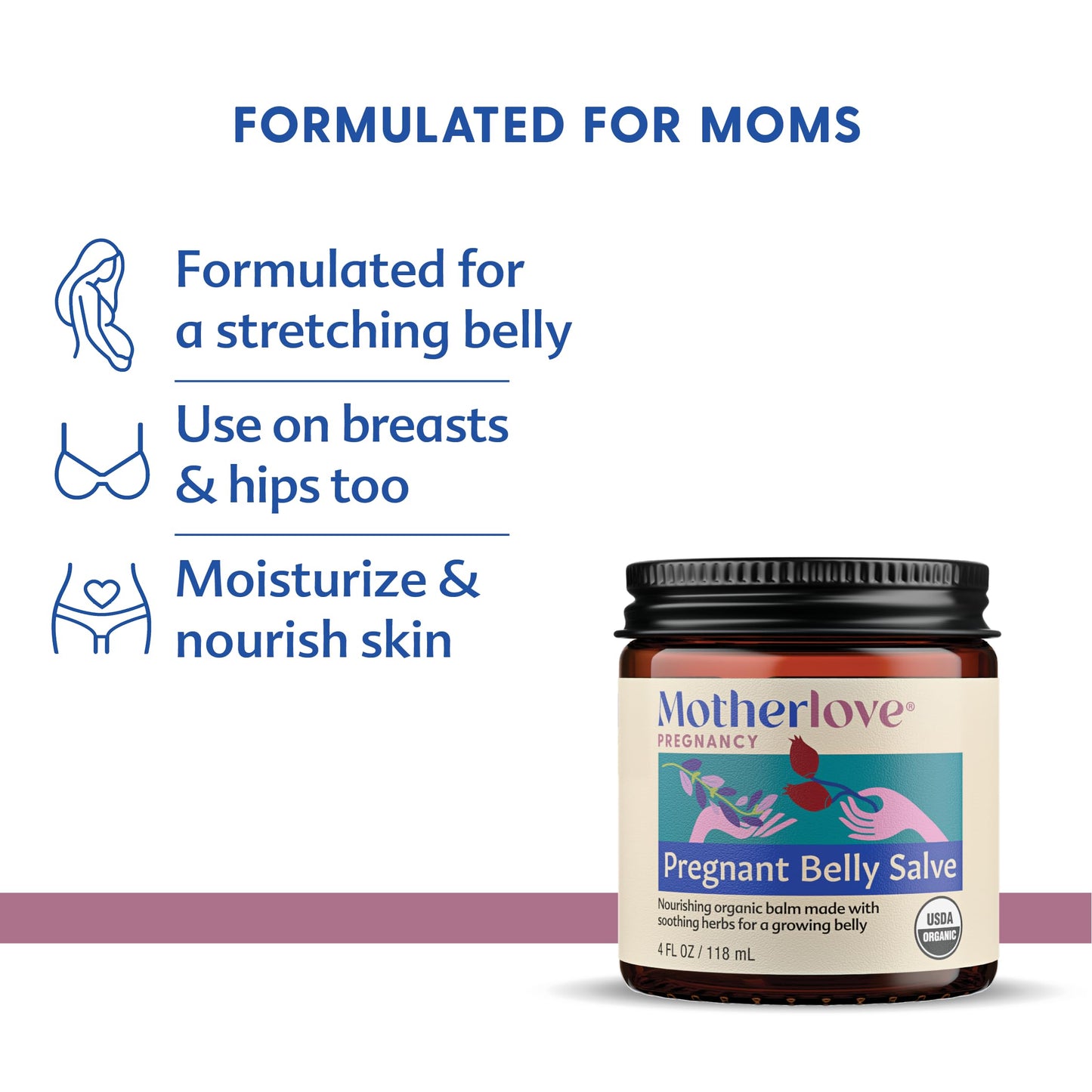 Motherlove Pregnant Belly Salve (4 oz)