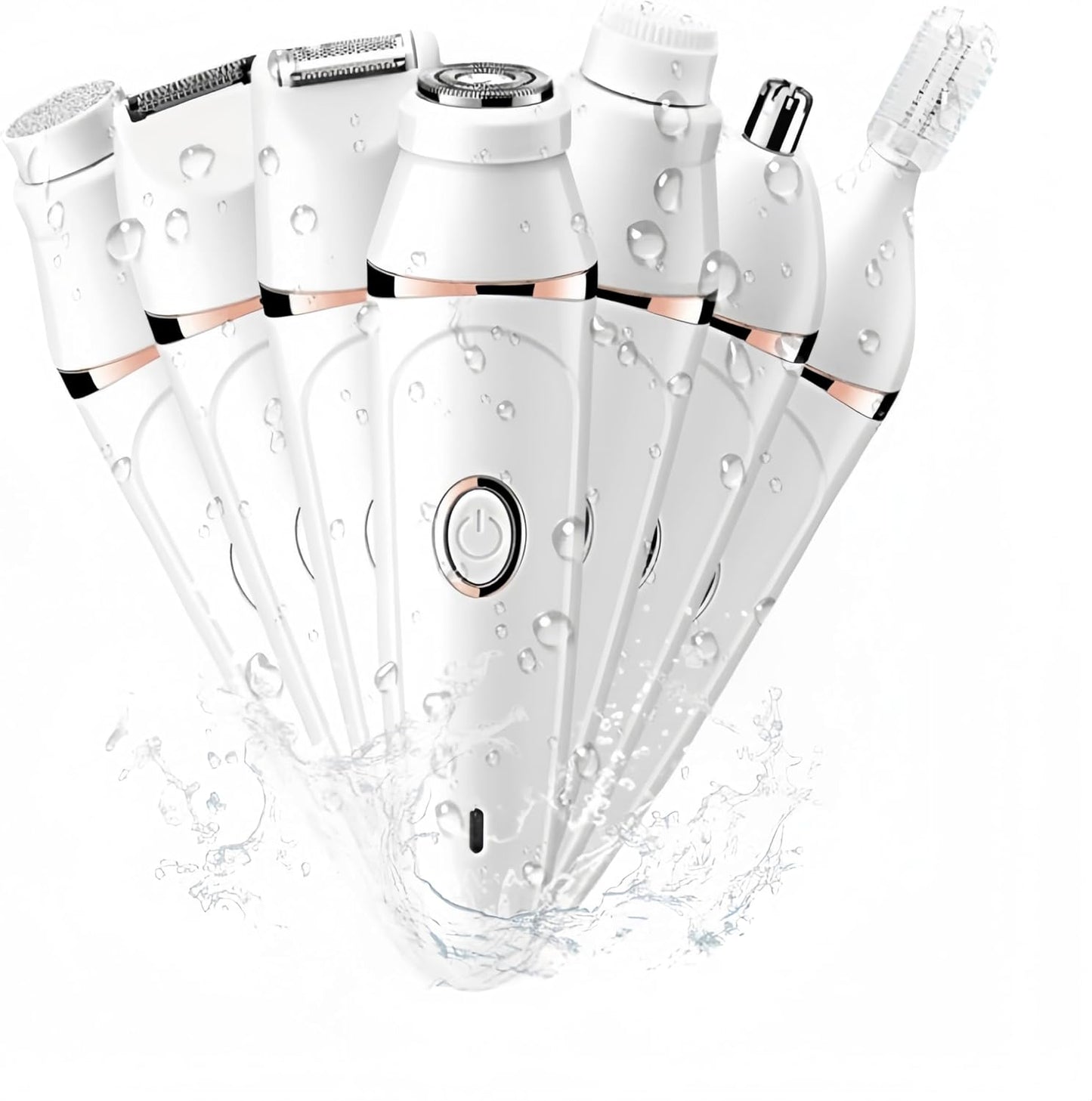Pluxy Epilator Pro 3.0 - Women's Facial Hair Removal & 7-in-1 Body Shaver | Painless, Versatile Design