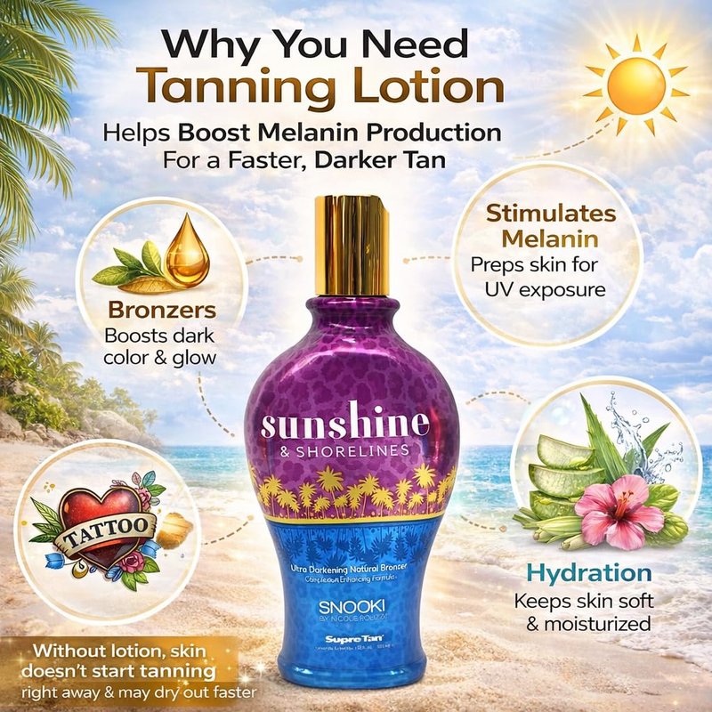 Supre Snooki Sunshine & Shorelines Ultra Darkening Natural Bronzer 12 ounces