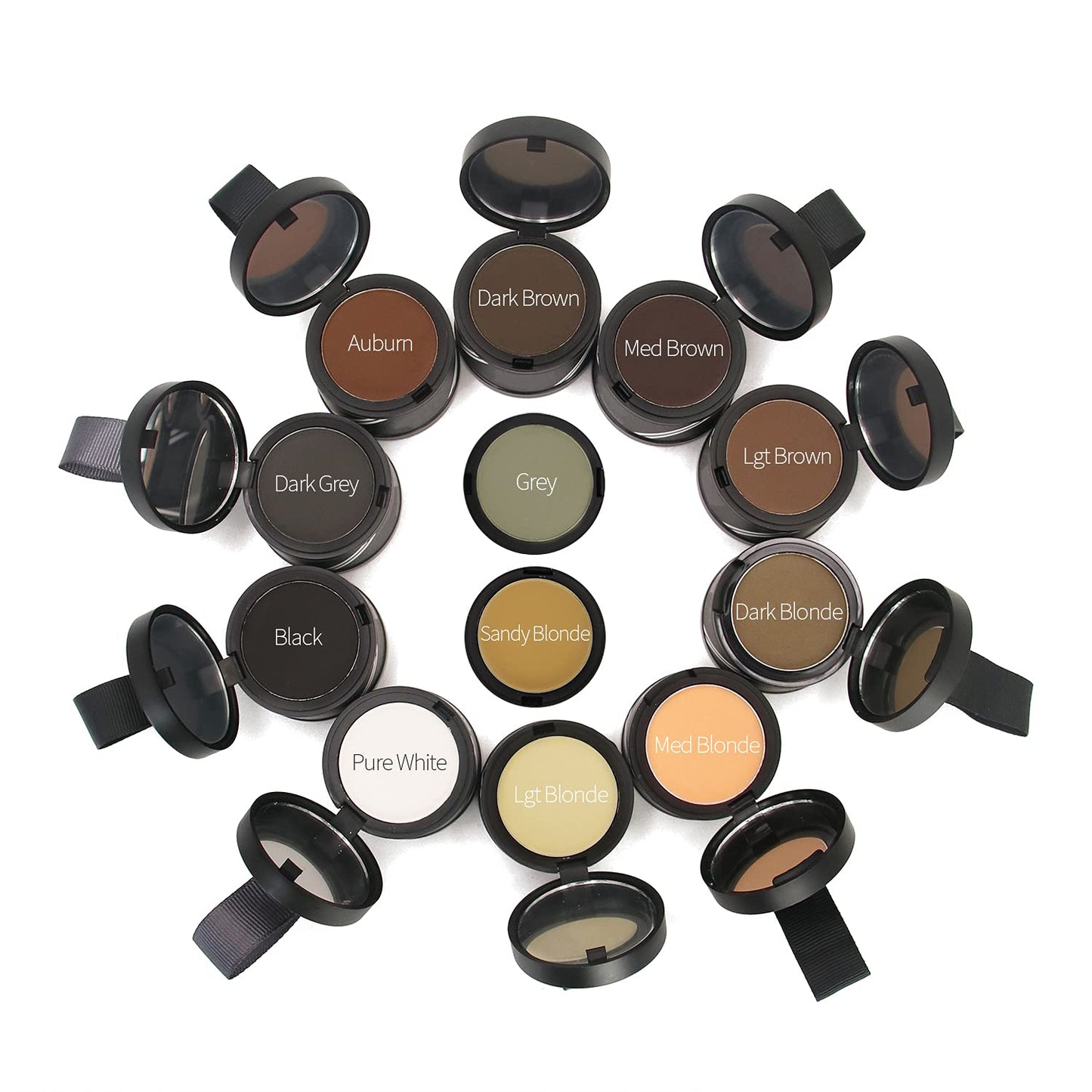 Hair Fiber Concealer - Waterproof Black Hair Loss Solution | Hairline Creator & Eyebrow Enhancer