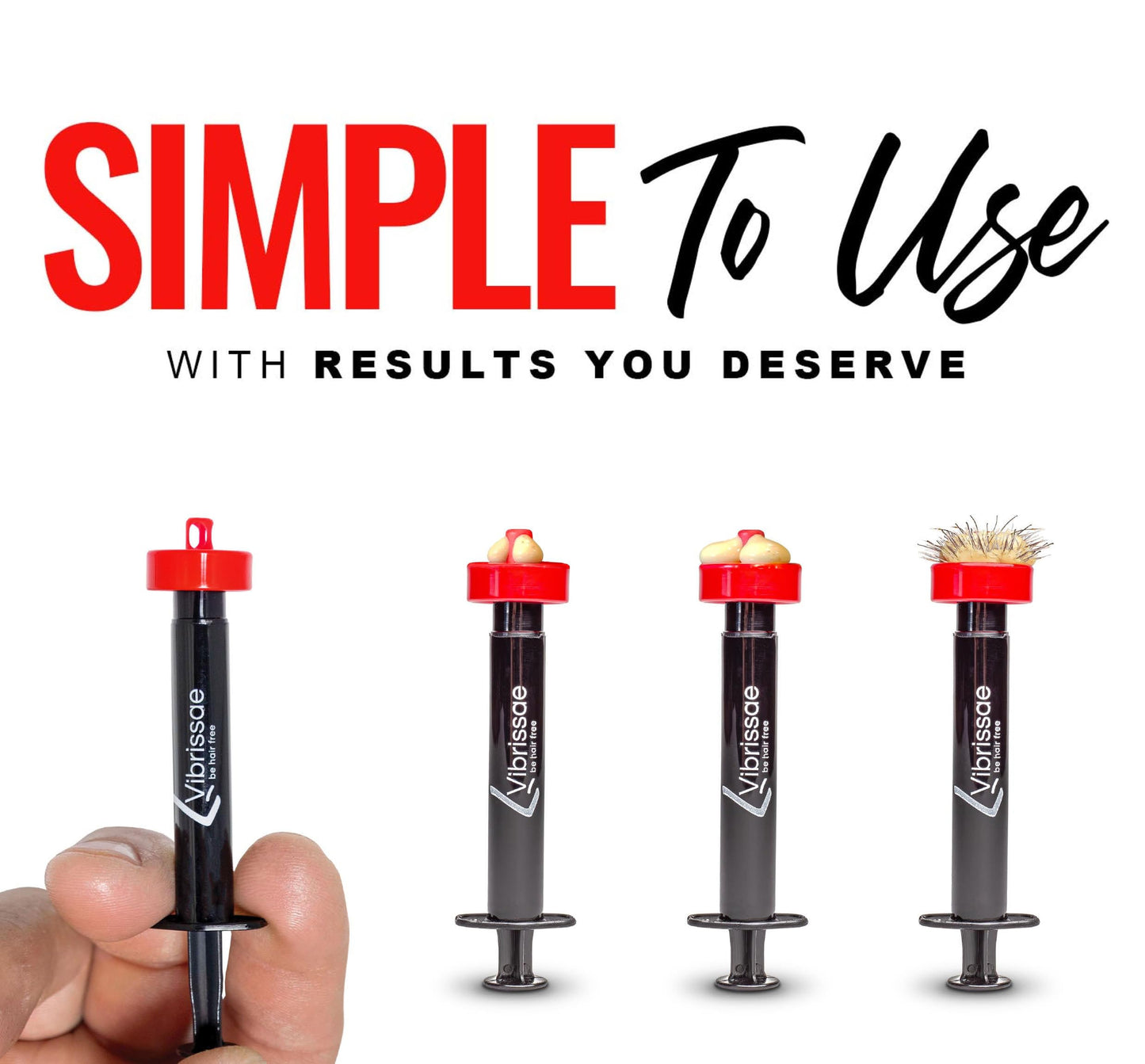 48 Applicators | Easy Inject Nose Waxing | Just Inject - Let Set - Pull | Fast & Effective Hair Removal | No-Mess | No-Leaks | Prefilled Wax Applicators | Multiple Patents Pending