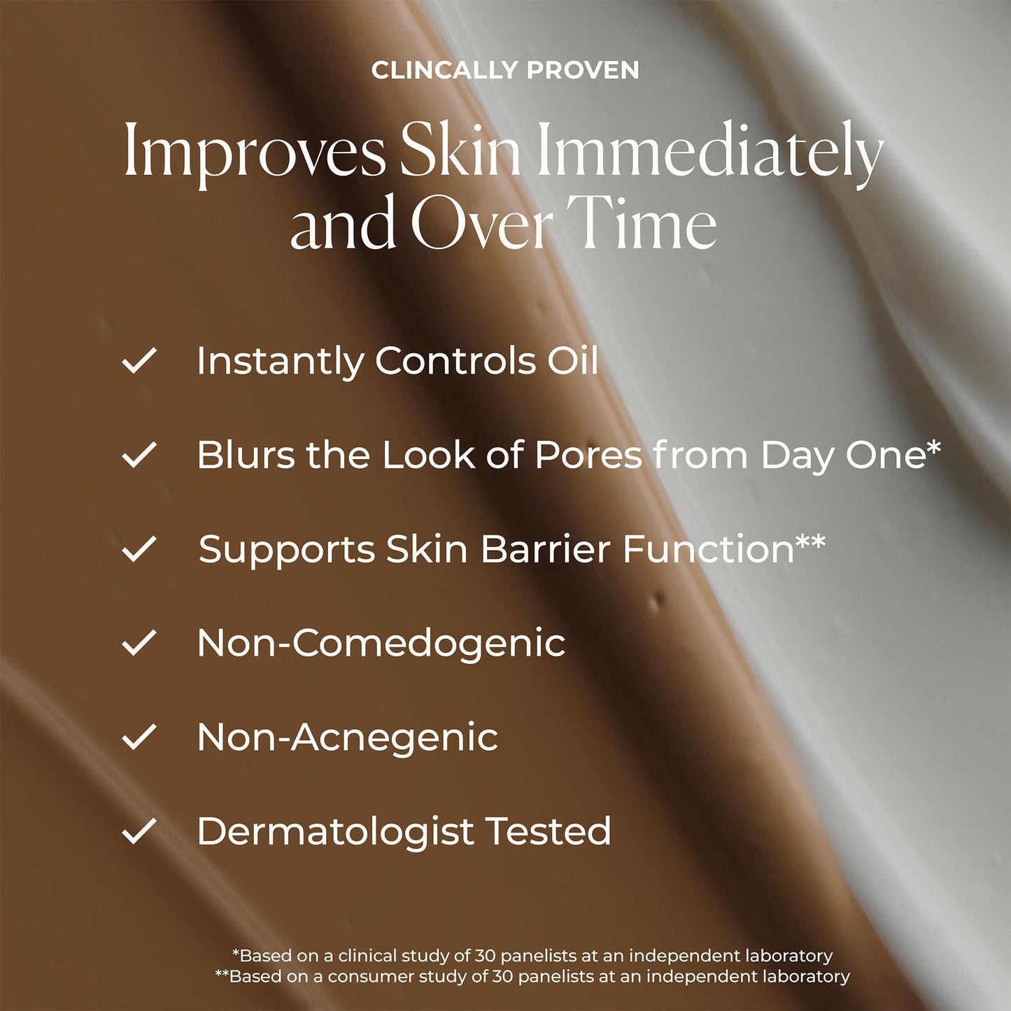 Laura Mercier Tinted Moisturizer Blurred Matte with SPF 30: 24HR+ Shine Control and Blurring, Long Lasting, Sheer to Light, Buildable Coverage, Blurs the Look of Pores, Skin Tint, 3C Fawn