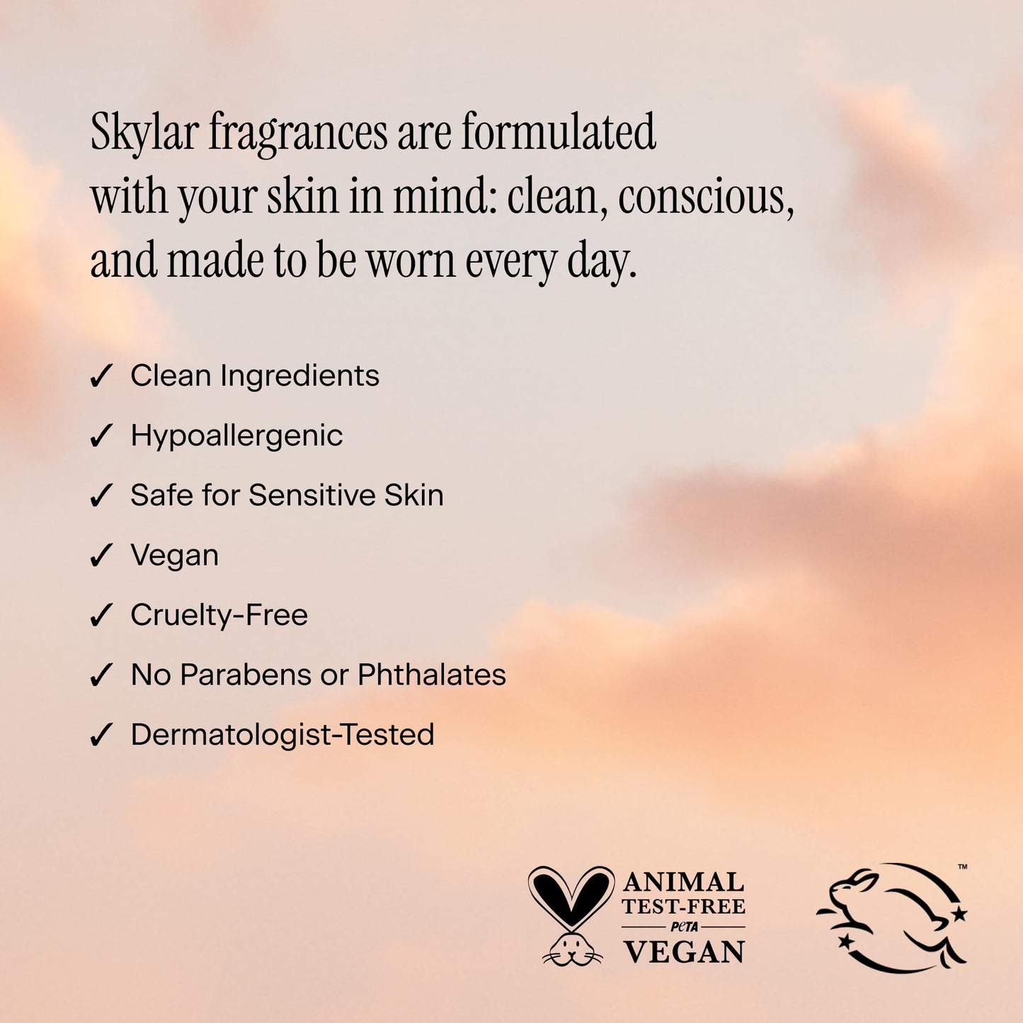 Skylar Vanilla Sky Roll On Travel Perfume for Women - Mini Vanilla Perfume, Cappuccino, Cinnamon & Cedar Notes - Hypoallergenic, Vegan, Clean Fragrance for Sensitive Skin - 10mL / 0.33 Fl oz