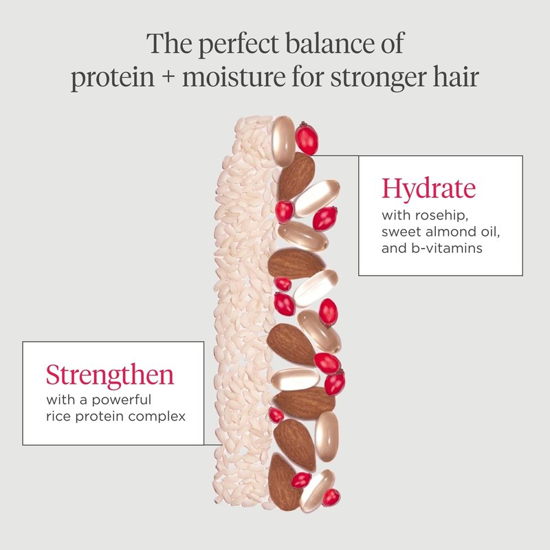 Briogeo Don't Despair, Repair! Megastrength+ Rice Water Protein Treatment | Moisturizing for Severely Damaged Hair | Silicone-Free & Sulfate-Free | Vegan & Cruelty-Free | 5 oz