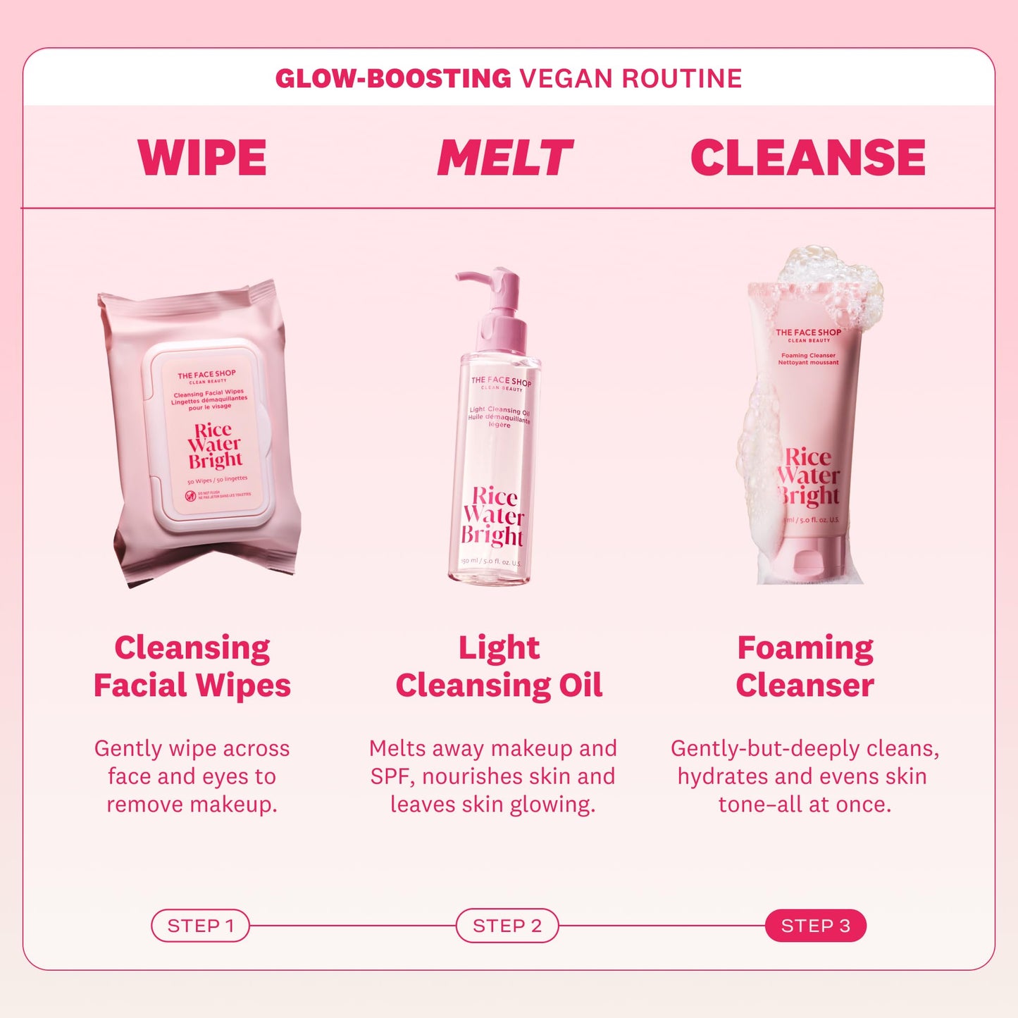 The Face Shop Rice Water Bright Foam Cleanser