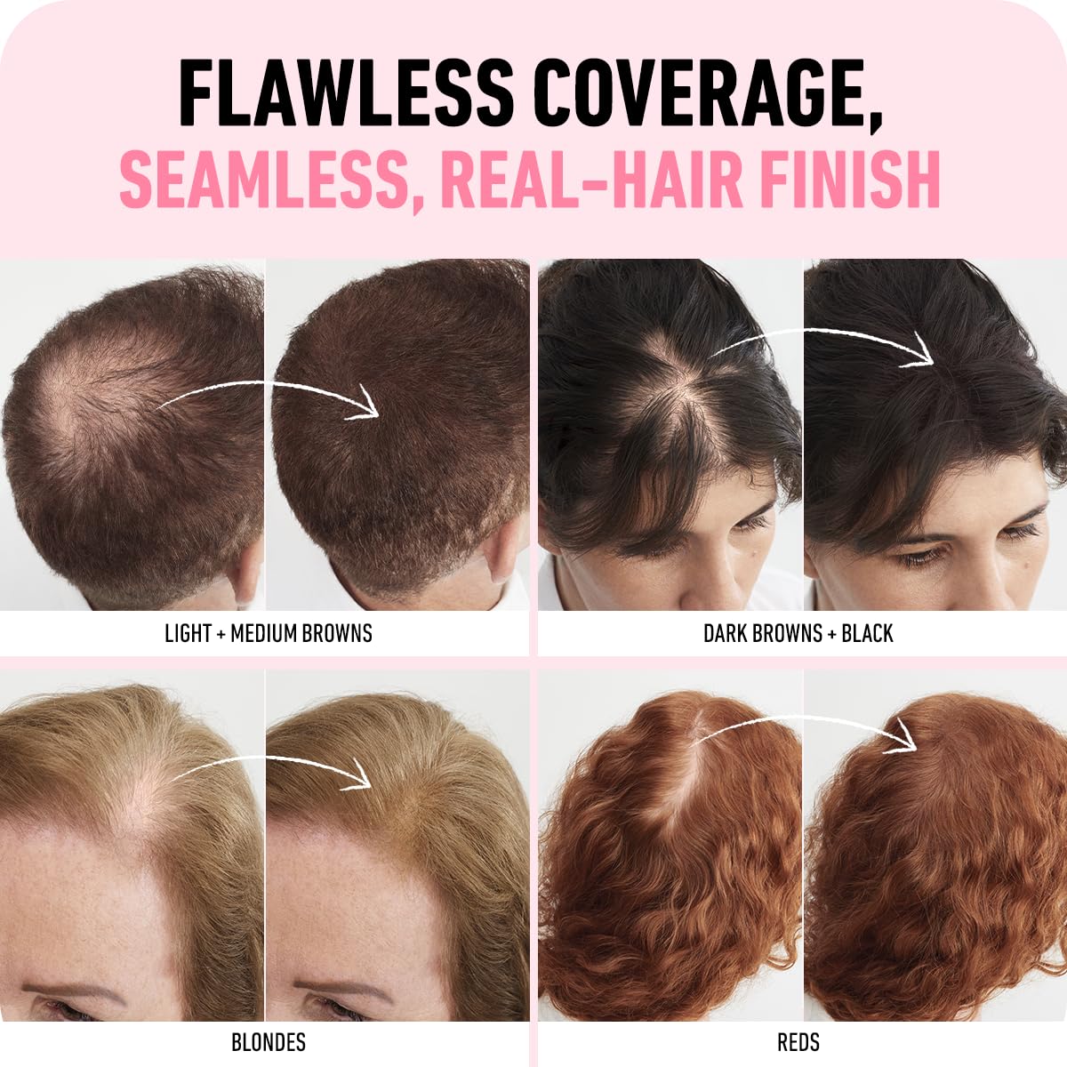 BOLDIFY Hair Fibers Sample Kit - Fill In Thinning and Fine Hair for an Instantly Fuller, Thicker Look (Grays)