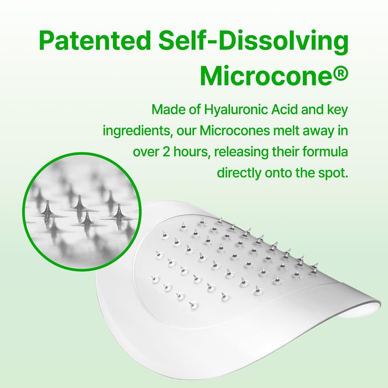ACROPASS Trouble Care Microcone Acne Patch, Spot Care for Early Pimple and Zits, Hydrocolloid & Niacinamide for Blemishes (Regular Size 24count)