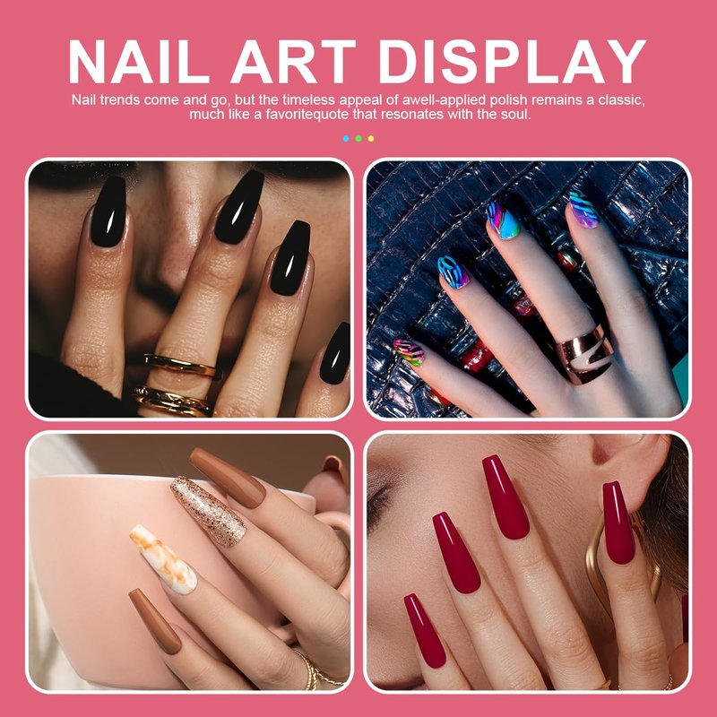 Gel Nail Polish Kit - 60 Colors Soak Off Gel Polish Set with UV Light | Perfect for DIY Nail Art