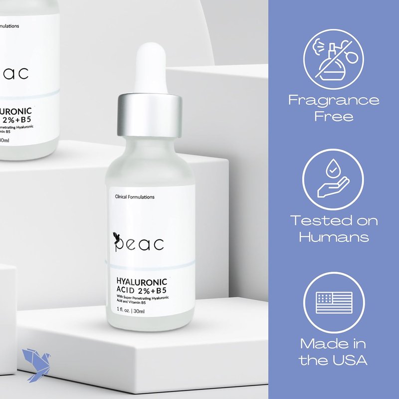 Hyaluronic Acid Serum 2% + B5 - Hydrating & Lightweight Moisturizer | 60ml for All Skin Types