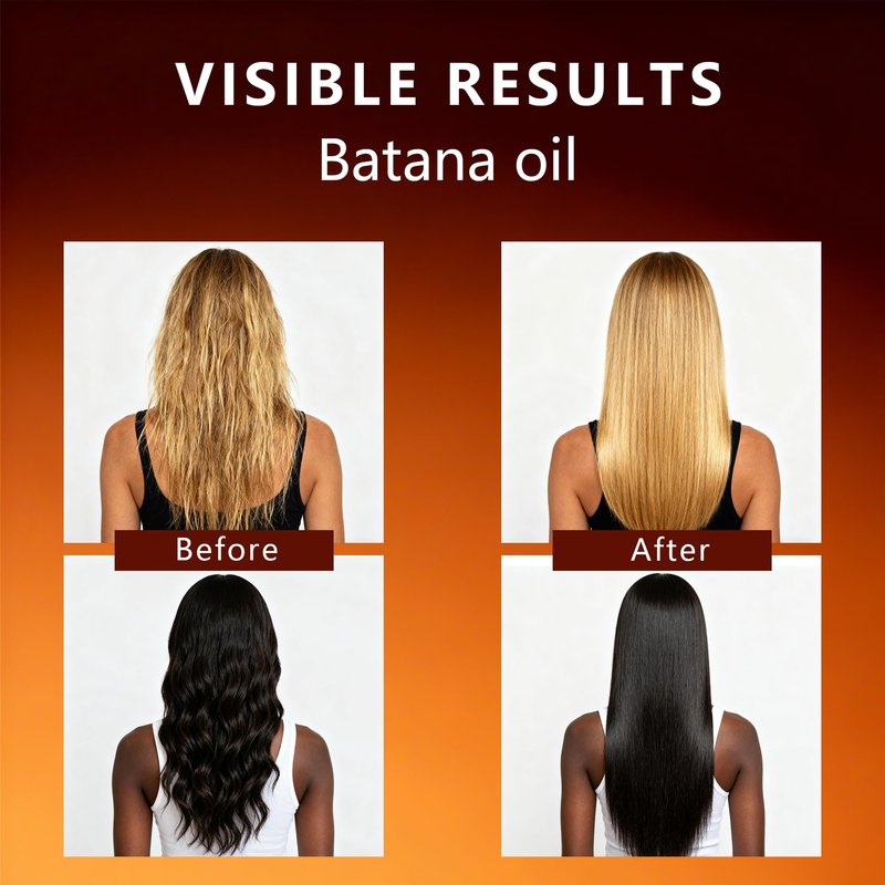 Batana Oil Shampoo for Hair Growth with Rosemary & Biotin - Natural Thickening & Strengthening Formula for Women & Men - Sulfate Free Moisture Repair for Dry, Damaged, Curly & Black Hair (10.14 Fl Oz)