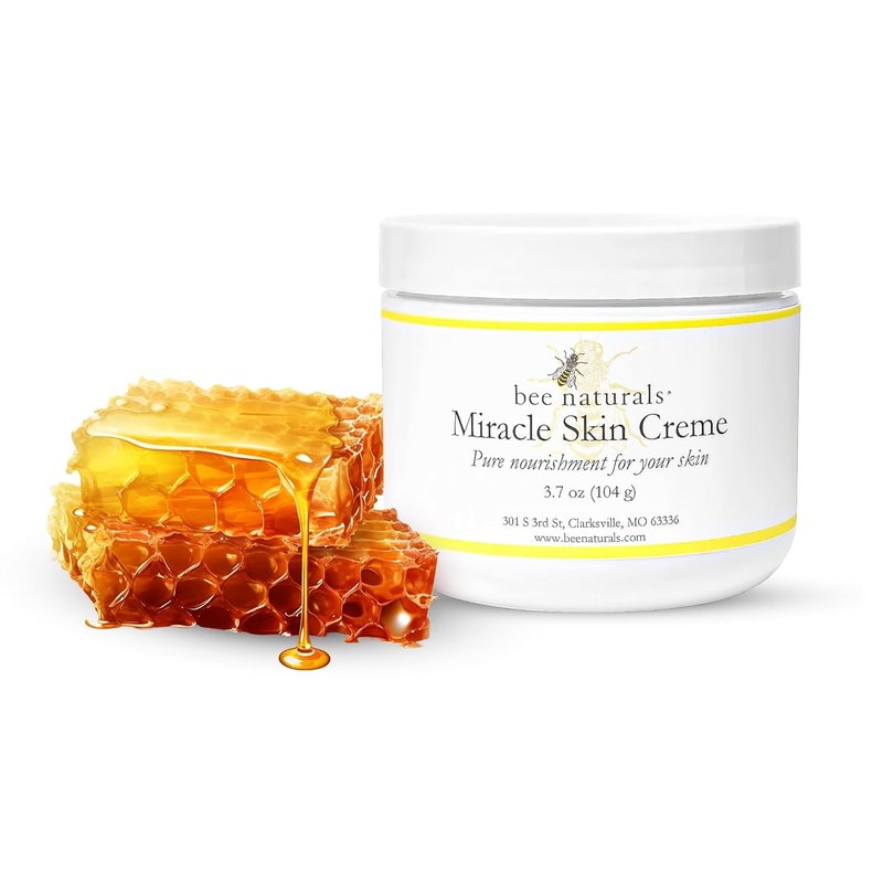 Miracle Skin Crème - All-Natural Hydrating Cream with Olive Oil, Beeswax & Coconut Oil | 4 oz for Full Body Nourishment
