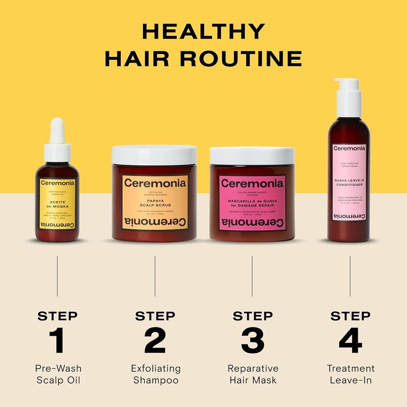 Pre-Shampoo Scalp Treatment Hair Oil Serum - Nourishing Remedy with Maracuja & Aloe Vera | 2 Fl Oz
