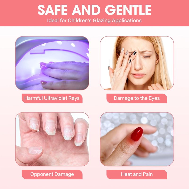 Nail Dryer for Regular Polish - LXIANGN 300W Auto Sensor Air Nail Drying Fan | Professional Manicure Tool (White)