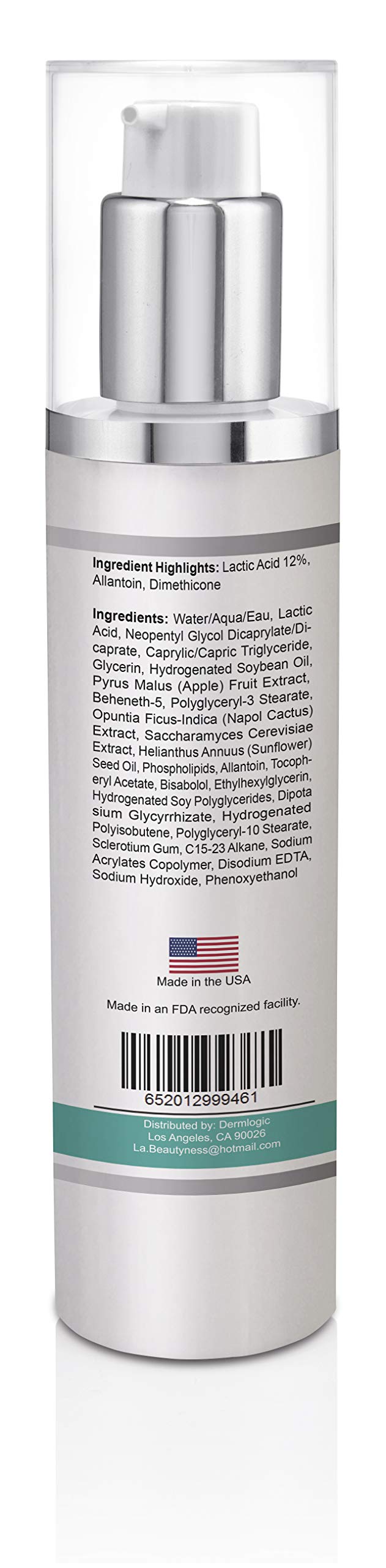 Dermlogic Keratosis Pilaris Treatment- Get Rid of KP, Bumps & Body Acne. 12% Lactic Acid Lotion. Moisturizing Repair Cream Smooths Rough, Dry, Cracked, Bumpy Skin & Redness.