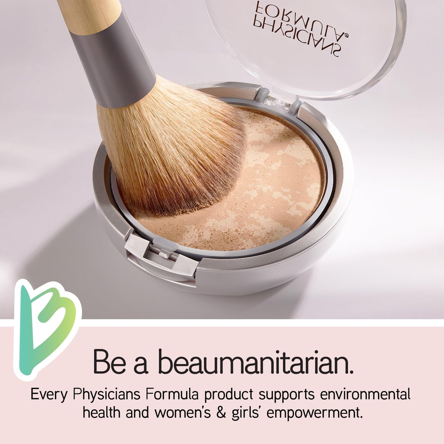 Physicians Formula Mineral Wear Talc-Free Face Powder, Light Coverage Mineral Makeup for Sensitive Skin – Buff Beige