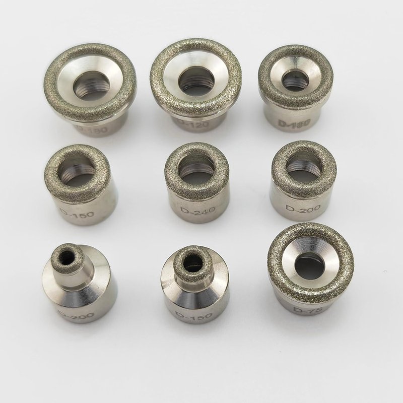 Diamond Dermabrasion Replacement Tips - 9 Pack of Quality Wands for Wrinkle & Blackhead Removal | Stainless Steel ETL06C