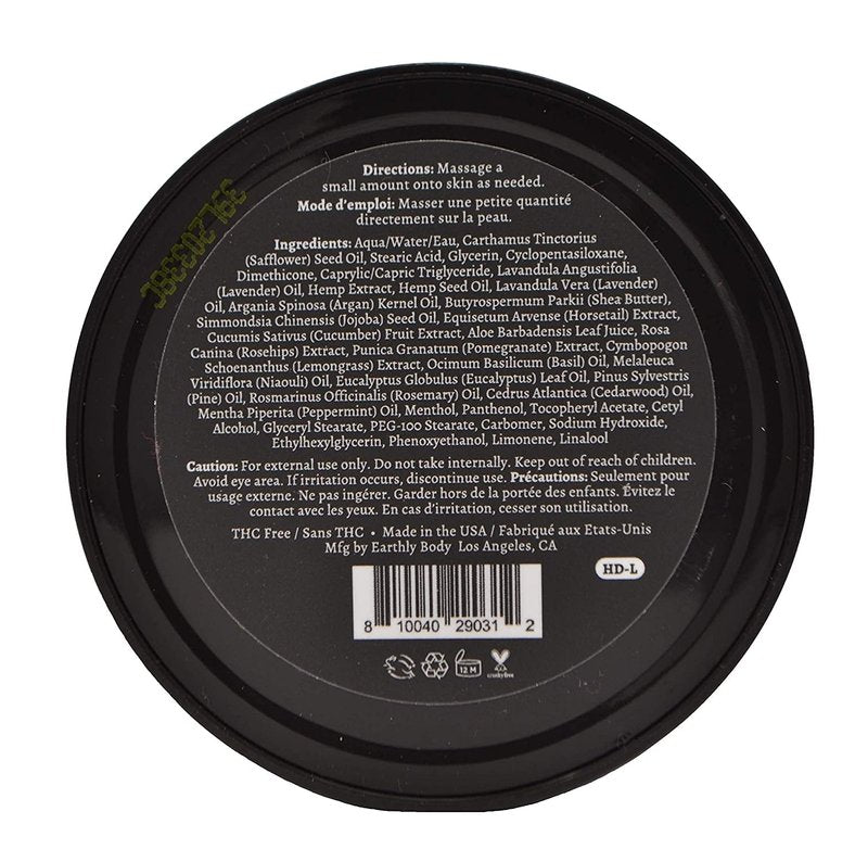 Hemp Extract Daily Intensive Cream - Organic Muscle & Joint Relief | 1.7 Oz Lavender, Pack of 2