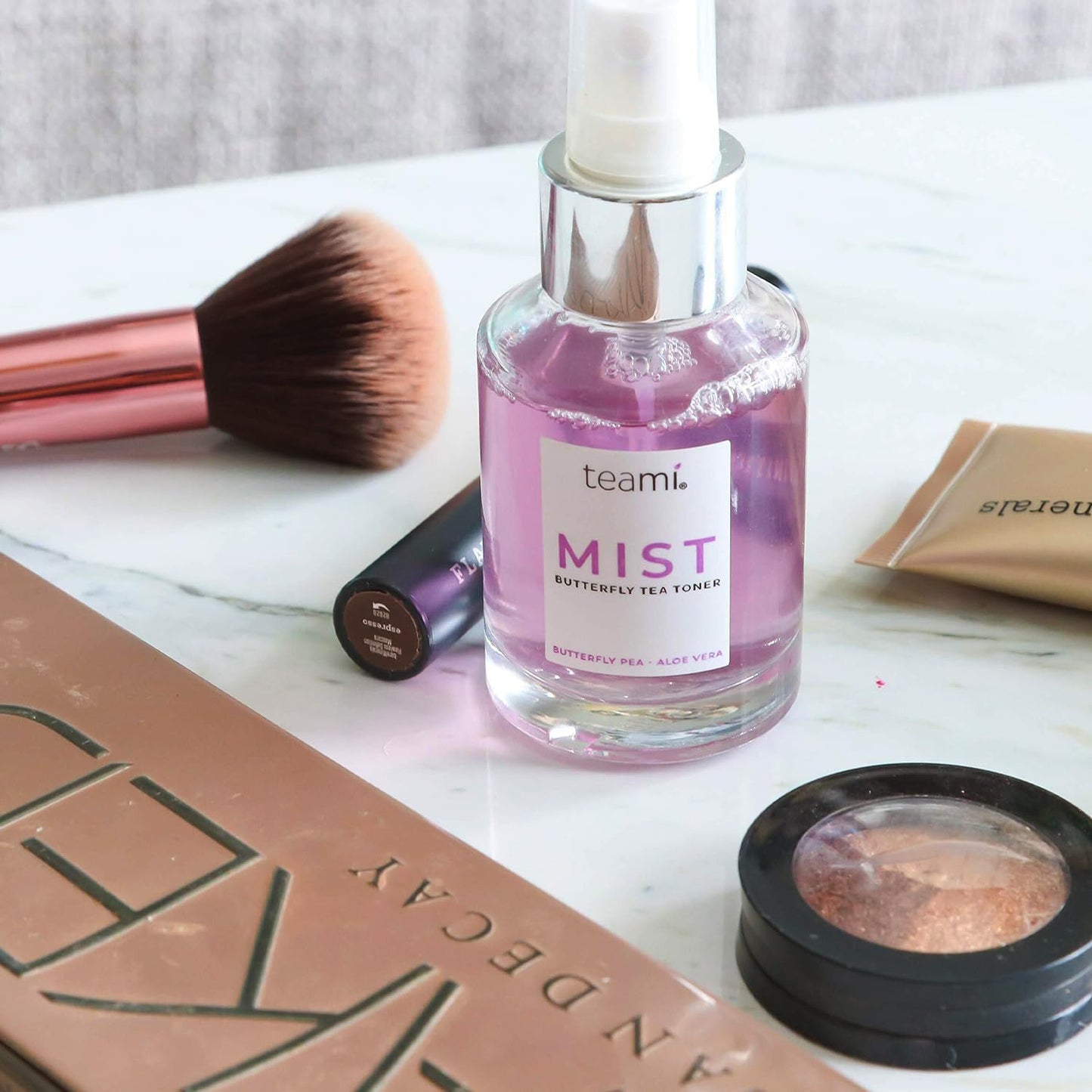 Teami Face Mist Spray Toner - Hydrating Makeup Setting Spray for Dry, Sensitive & Oily Skin | Organic Witch Hazel & Aloe Vera