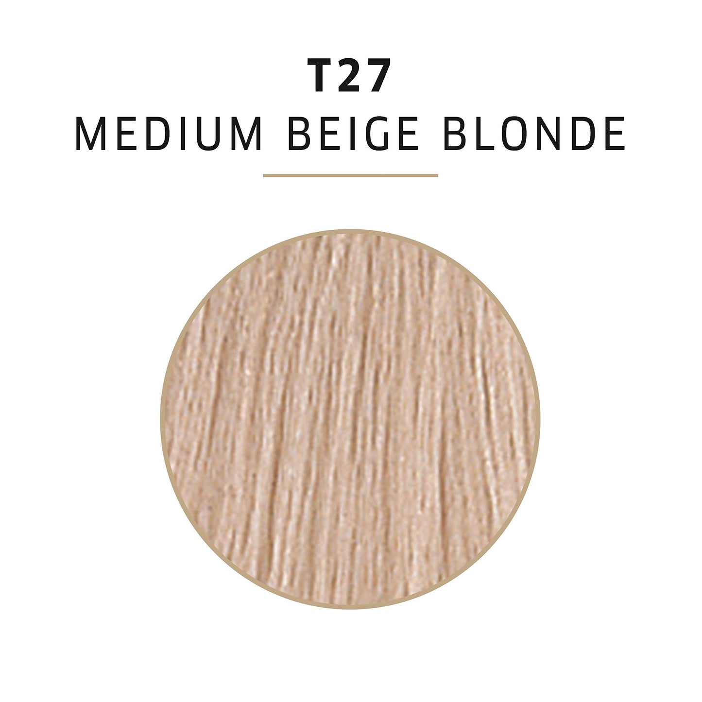 WELLA colorcharm Hair Toner, Neutralize Brass With Liquifuse Technology, T27 Medium Beige Blonde, 1.4 oz (Pack of 2)