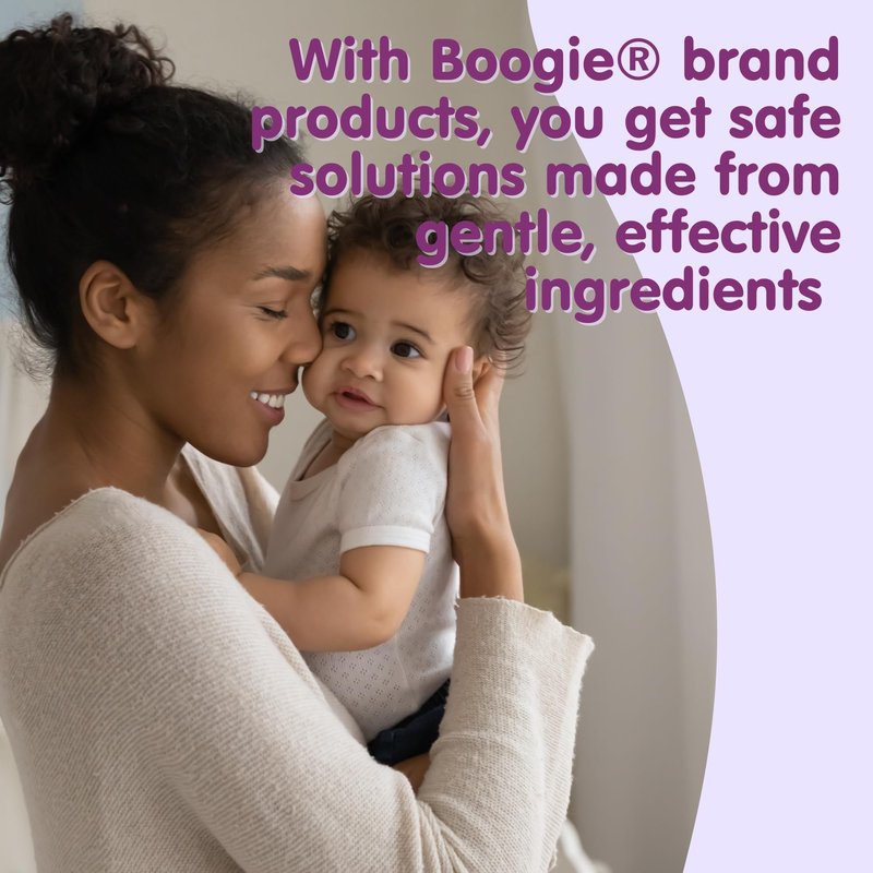 Boogie Baby Saline Nasal Spray and Drops, Allergy Relief, Nasal Spray Decongestant, FSA/HSA Eligible, Made with Natural Saline, 1 Ounce (Pack of 2)