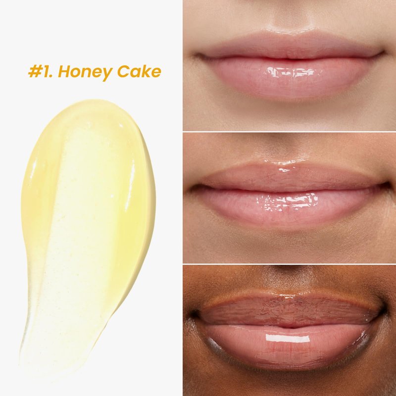 CNP Propolis Jelly Lipcerin™ - 01 Honey Cake, Hydrating Lip Balm & Gloss with Manuka Honey + Hyaluronic Acid, Stocking Stuffers, Gifts for Women, 0.3 fl.oz.