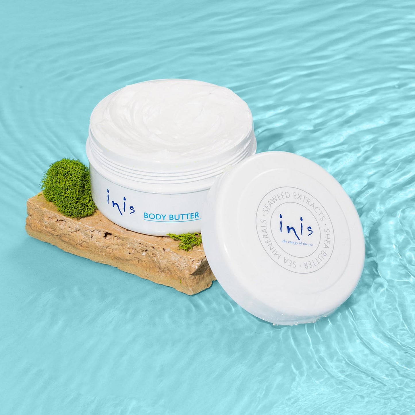 Inis the Energy of the Sea - Rejuvenating Body Butter for Women and Men, Whipped Body Cream with Seaweed Extract, Shea Butter and Argan Oil, Deep Moisturizing Skin Cream, 10.1 fl oz