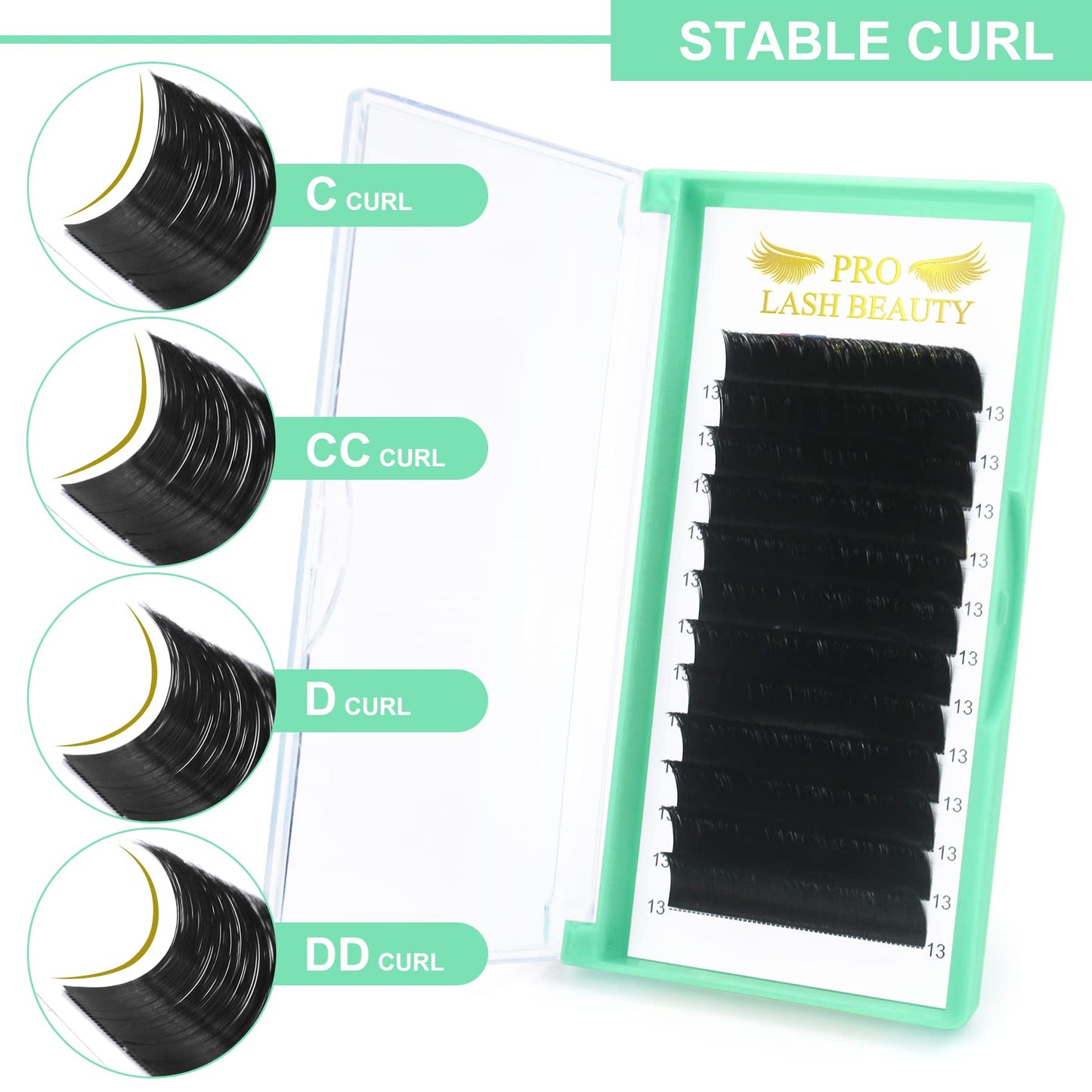 Easy Fan Volume Lashes DD-0.05-16 Flowering Eyelash Extensions Rapid Blooming Lashes 9 to 20 mm Mega Volume Lash Extensions(DD-0.05,16mm)
