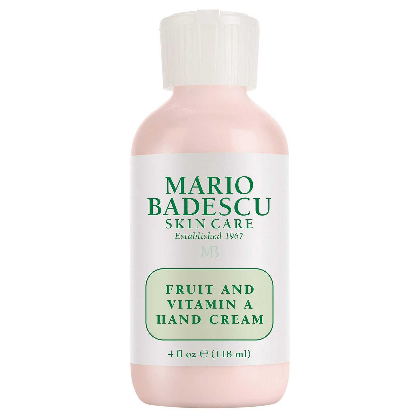 Mario Badescu Fruit and Vitamin A Hand Cream - Lightweight Hand Lotion for Dry Skin- Moisturizer Infused with Alpha Hydroxy Acids for Softer, Smoother Skin, 4 Fl Oz
