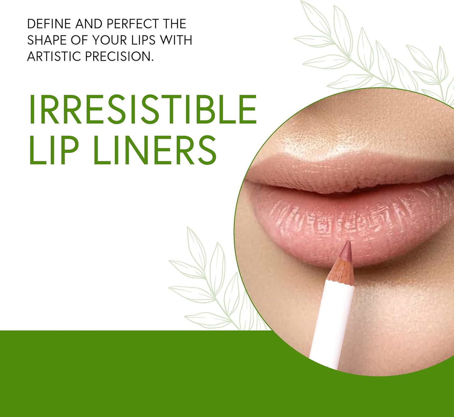 Honeybee Gardens Lip Liner & Lipstick Bundle - Zen & Darla Shades for Perfect Pout