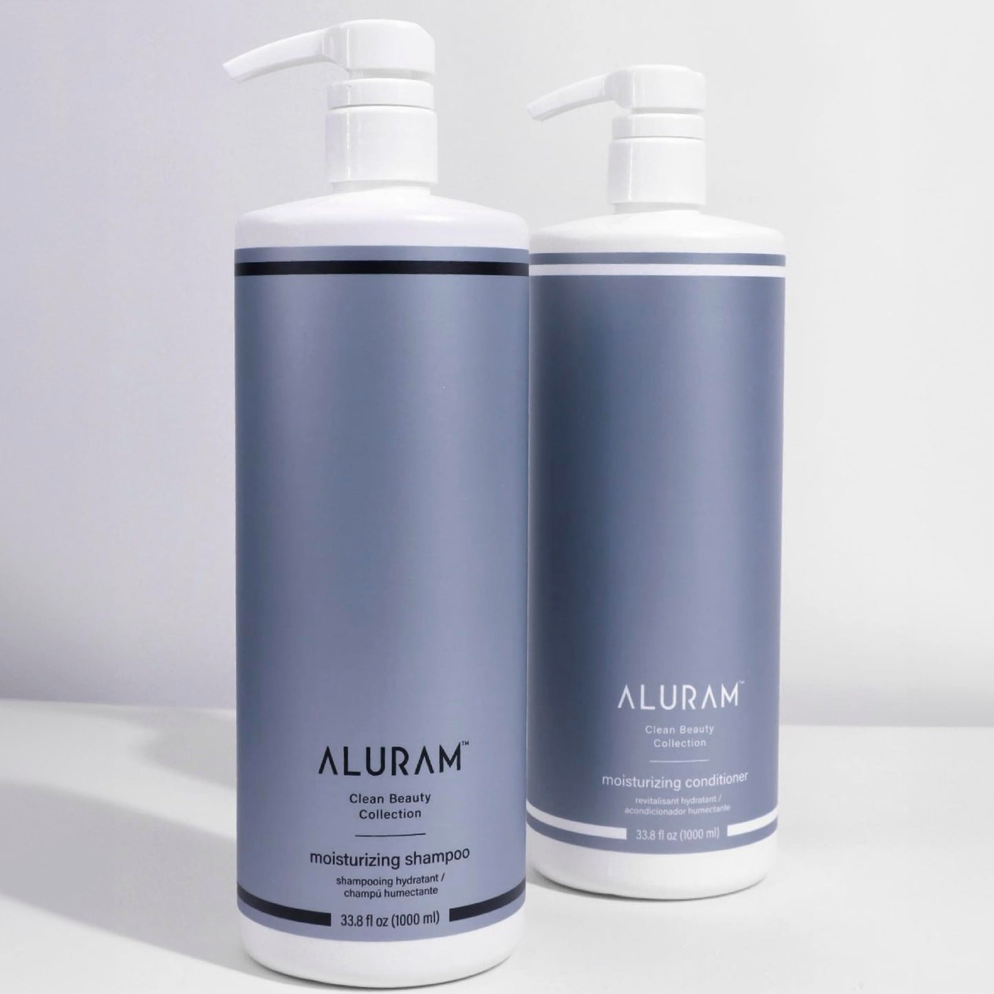ALURAM Coconut Water Moisturizing Shampoo for Men and Women, Clean Hydration and Shine for Medium to Coarse Textured Hair, 33.8 Fl Oz