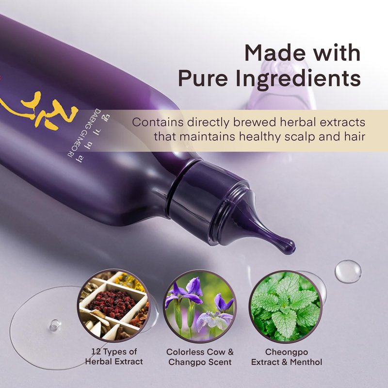 Daeng Gi Meo Ri- Vitalizing Scalp Nutrition Pack, Helps with Hair Loss, Strengthens Hair Follicles by Delivering Herbal Essence Deep into The Scalp, 145ml
