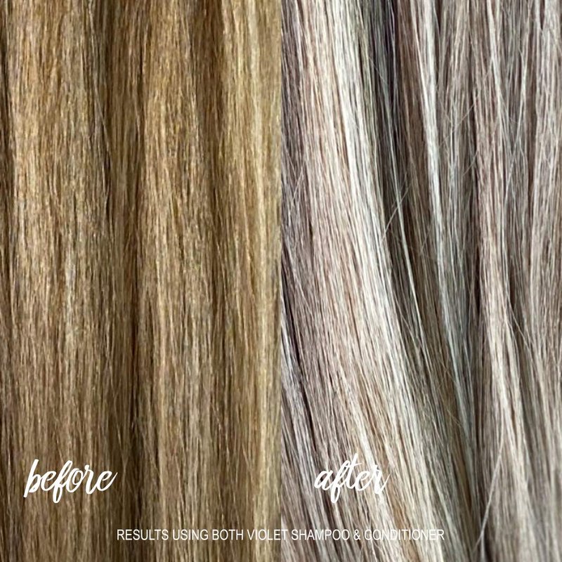 Pure Blonde Violet Conditioner - Nourishing Hair Treatment for Radiant Color | 12 oz