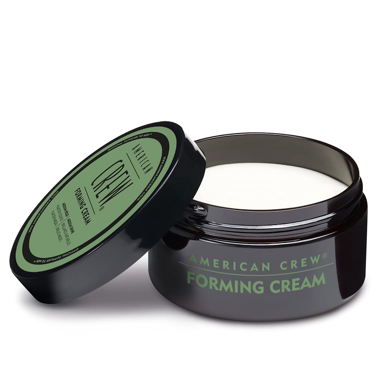 AMERICAN CREW Men's Hair Forming Cream, Like Styling Gel with Medium Hold & Shine, Travel Size, 1.7 oz