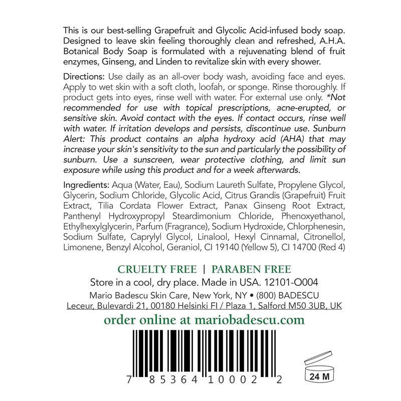 Mario Badescu Body Breakout Kit for Chest, Back and Shoulders, Includes A.H.A. Botanical Soap and Special Cleansing Lotion "O" Body Toner, Ideal for Combination or Oily Skin, 2 ct.