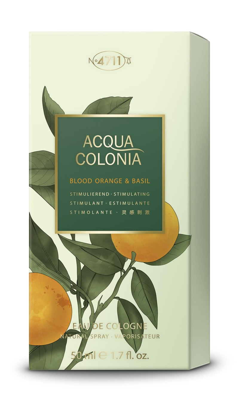 4711 Acqua Colonia Blood Orange and Basil by Muelhens for Men - 1.7 oz EDC Spray