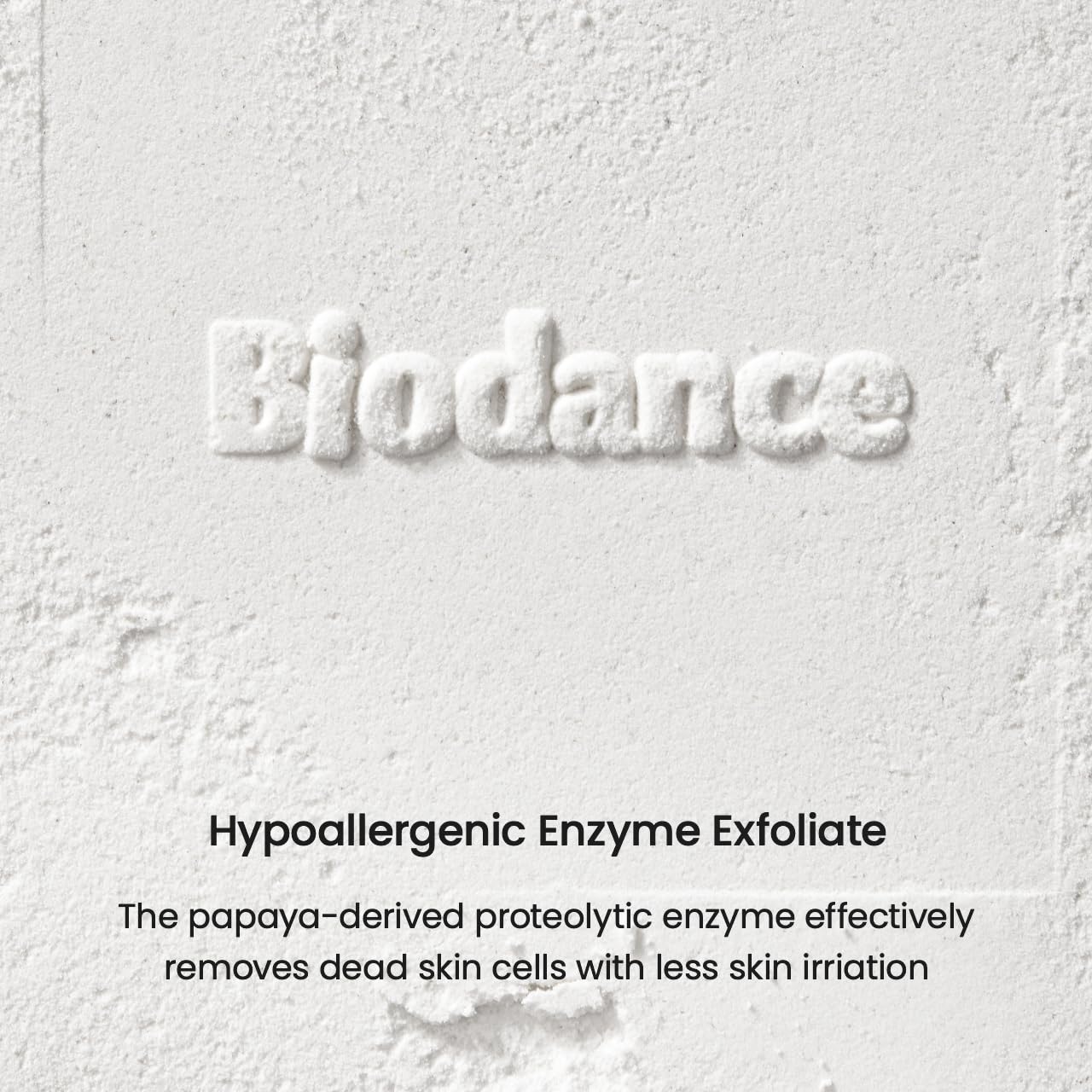 Biodance Hydro Ceramide Cleansing Powder, Gentle Exfoliating Daily Facial Cleanser with Hyaluronic Acids & Ceramides, Enzyme Powder | 0.03 oz x 30ea