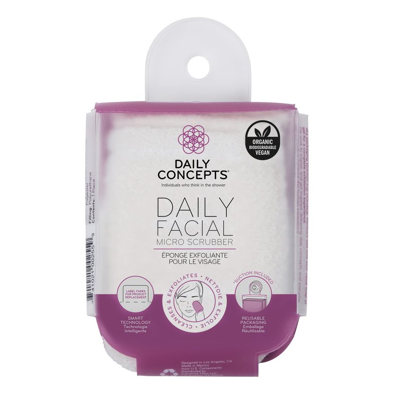 DAILY CONCEPTS Daily Facial Micro Scrubber, 3 Count