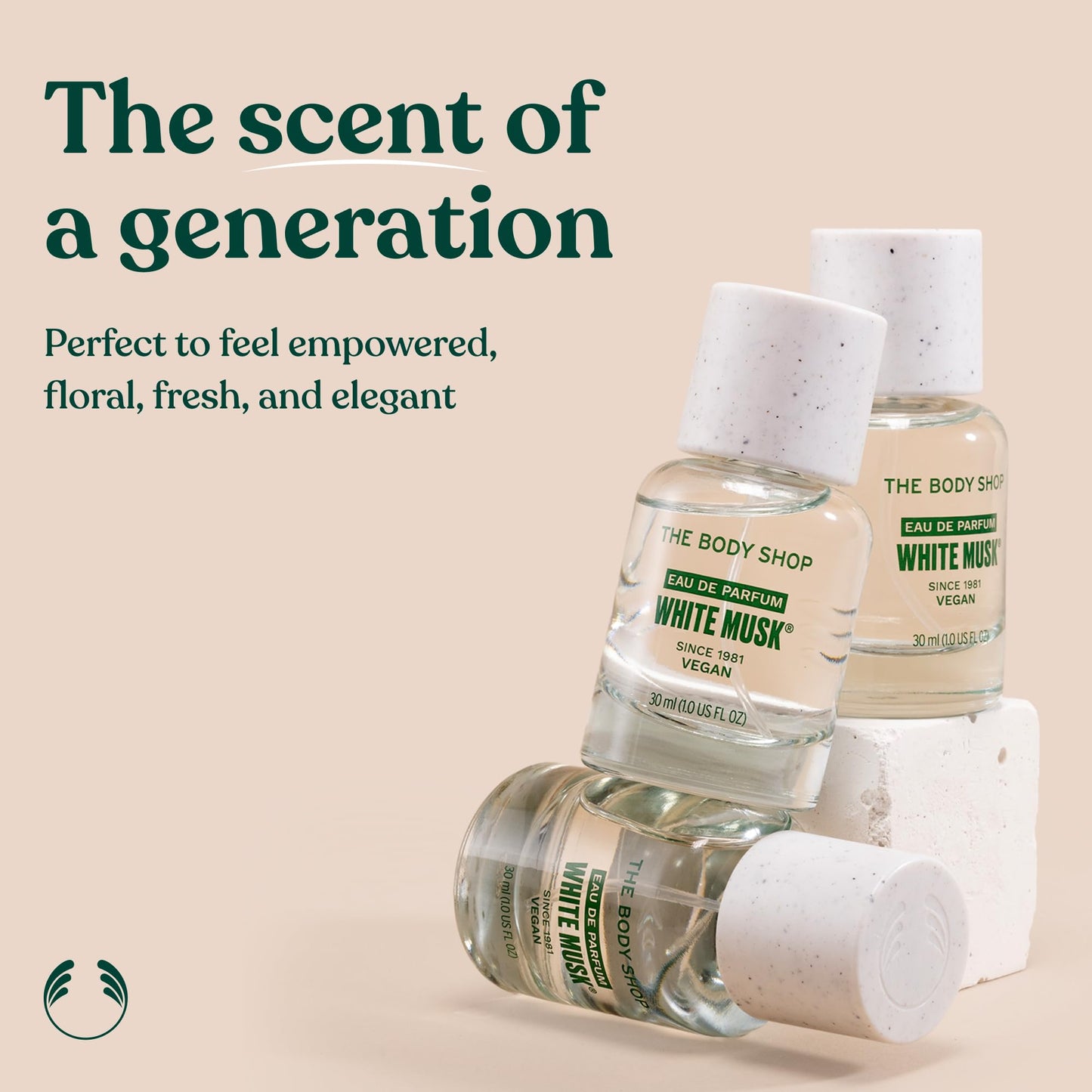 The Body Shop White Musk Eau De Toilette – Fresh, Floral Fragrance – Vegan – 2 oz