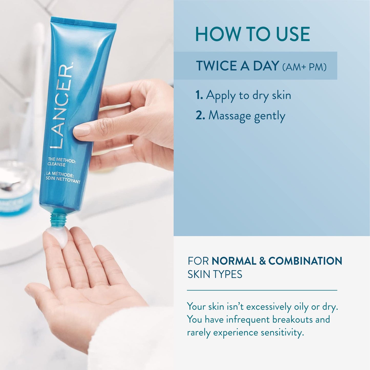Lancer Skincare | The Method: Cleanse | Face Cleanser | Salicylic Acid Face Wash | Gentle Daily Cleanser for Oily Congested Skin | Pore Cleansing Formula | Dermatologist Developed | 8fl oz