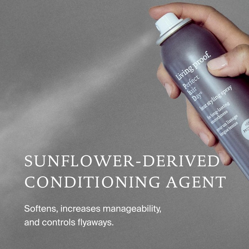 Living proof Perfect Hair Day Heat Styling Spray – Smoothness for 48 Hours, Heat Protection up to 450°F, Ultra-Fine Mist for Damp or Dry Hair, 5.5 oz