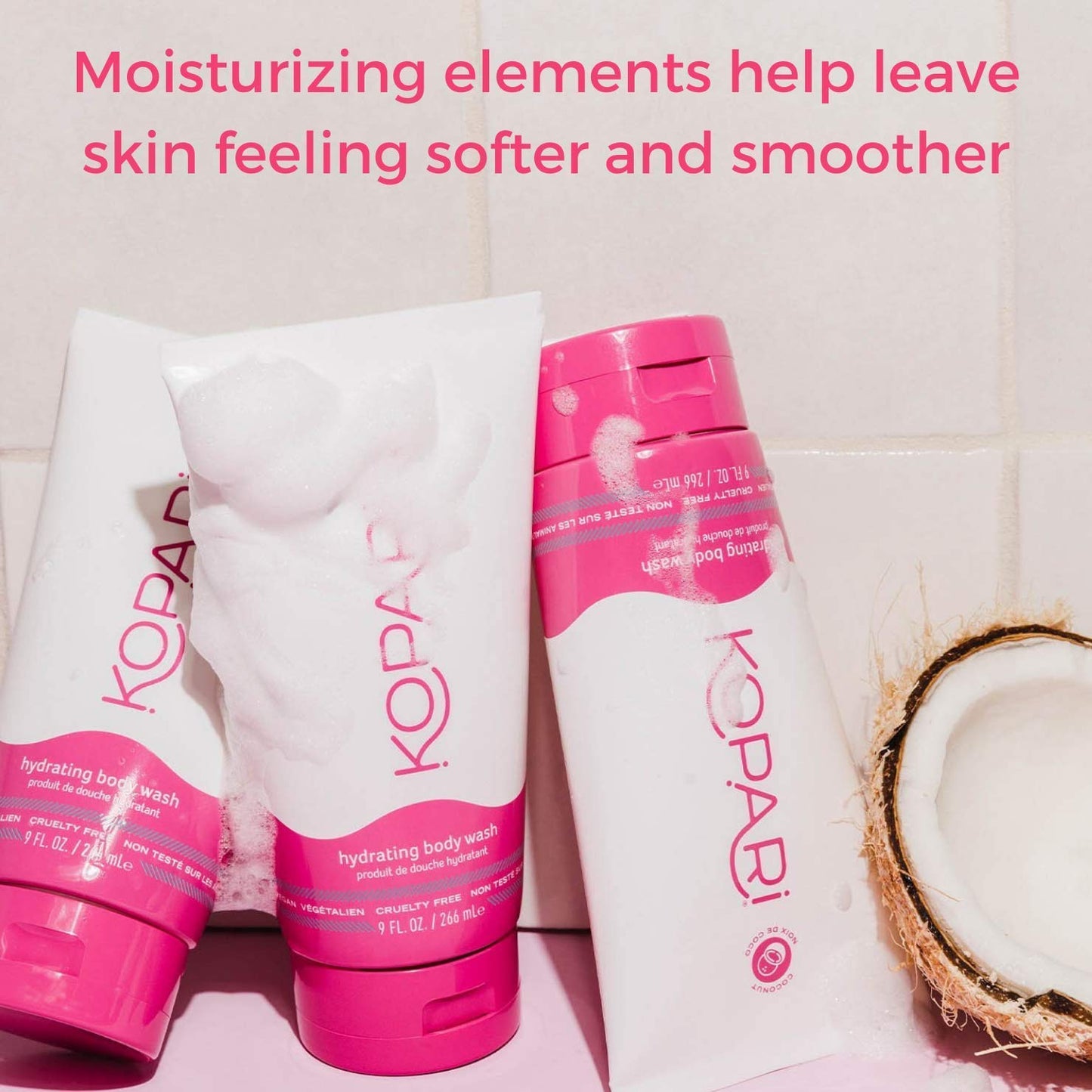 Kopari Hydrating Body Wash & Original Deodorant | Non-Toxic, Paraben-Free, Organic Coconut Oil