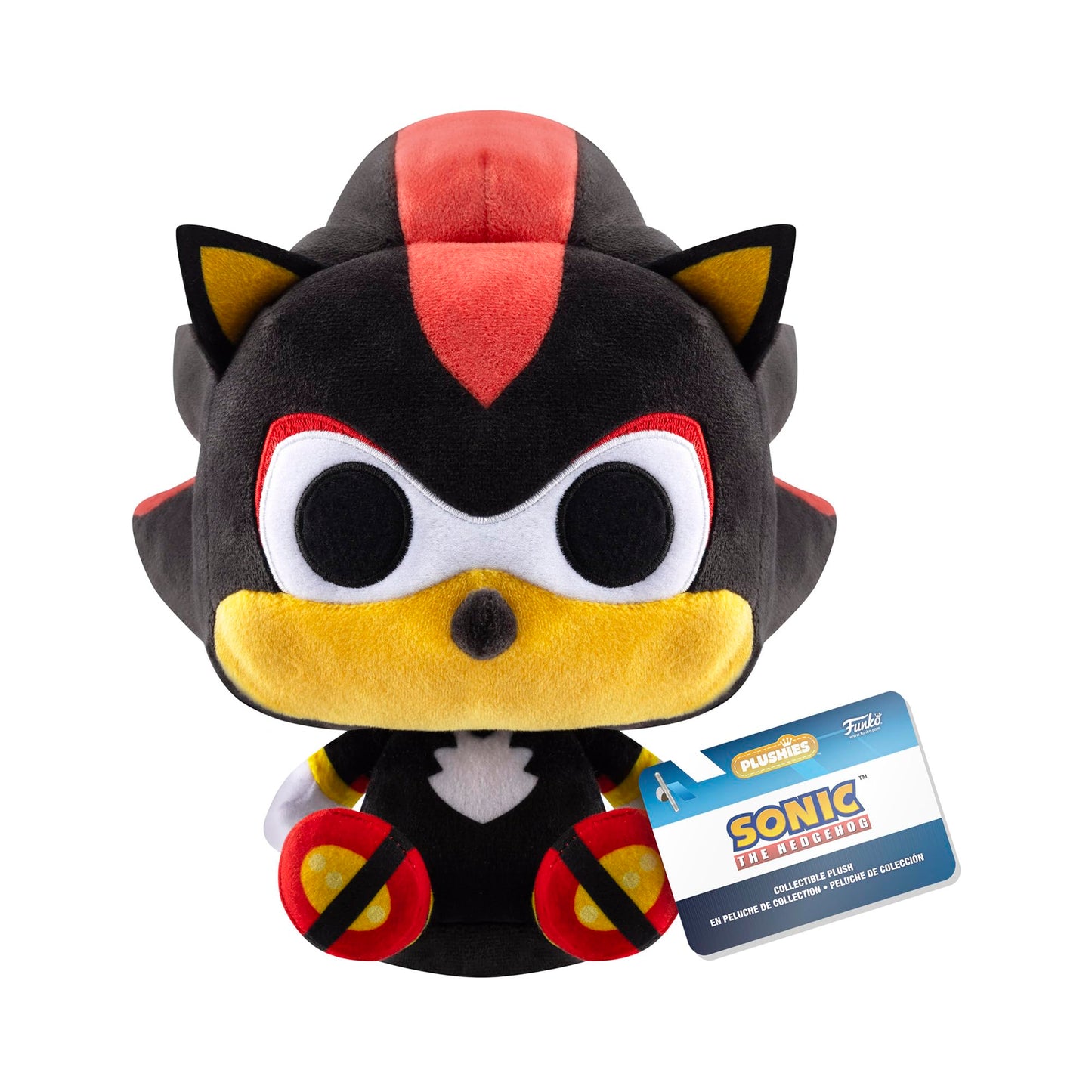 Funko Pop! Plush: Sonic the Hedgehog - Shadow - Collectable Soft Toy - Birthday Gift Idea - Official Merchandise - Stuffed Plushie for Kids and Adults and Girlfriends