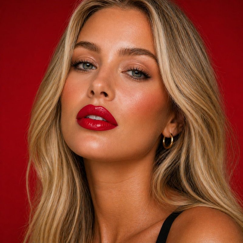 Defiance Beauty Fearless Age-Defying Lipstick Makeup - Moisturizing & Long Lasting Lipstick for Women - Electric Blue-Red