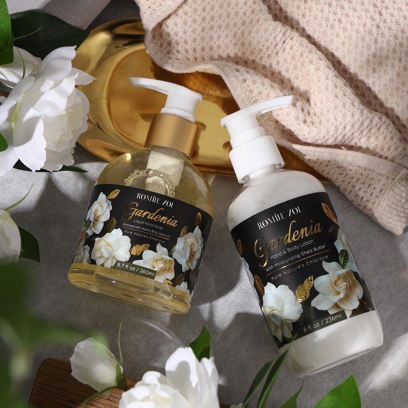 ROMIIE ZOI Liquid Hand Soap with Gift Box - Gardenia - 260ml/ 8.7 fl.oz