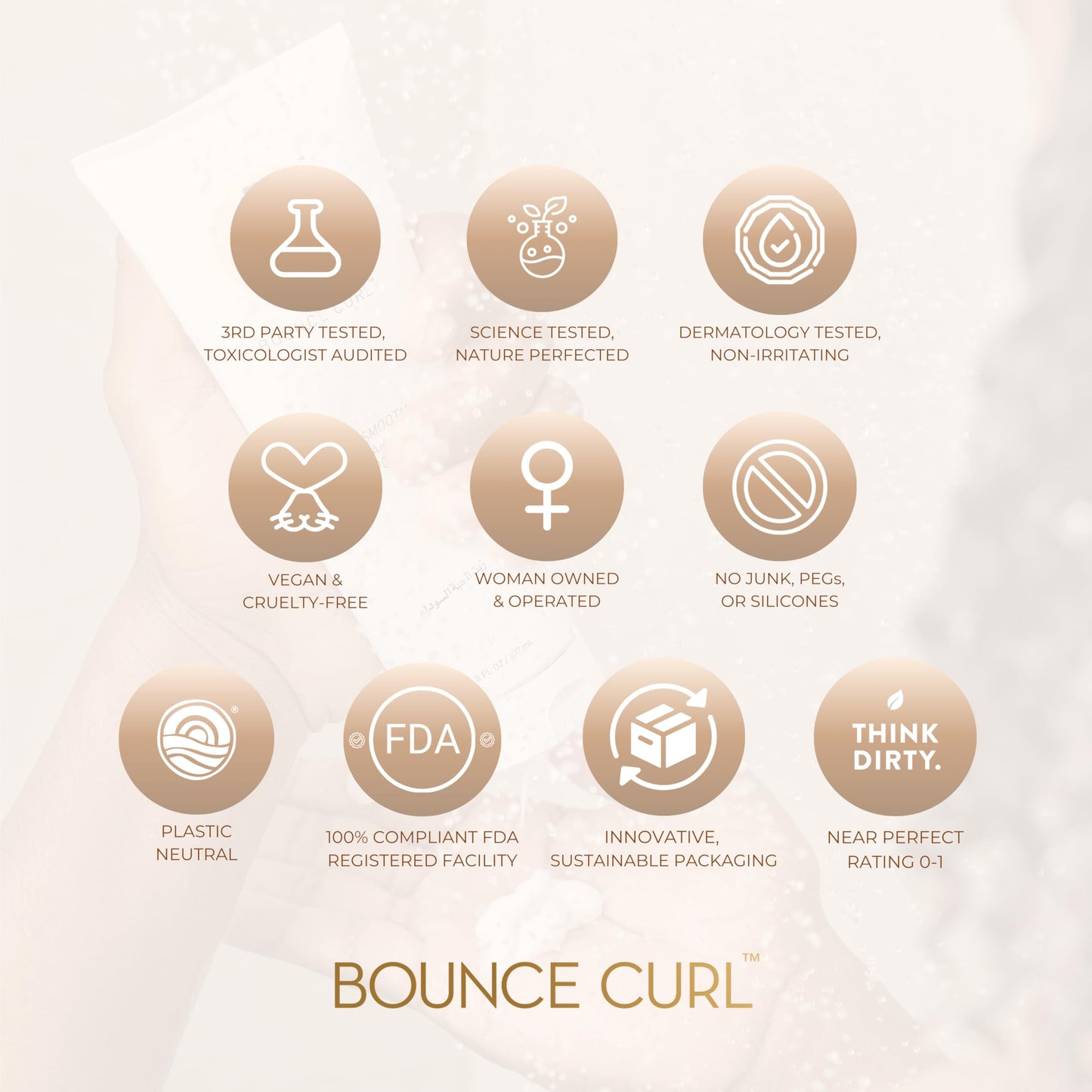 Bounce Curl Moisturizing Detangling Conditioner for Fine and Medium Curly Hair, Aloe and Black Seed Oil, Color Safe, Silicone Free, Vegan, 8 oz
