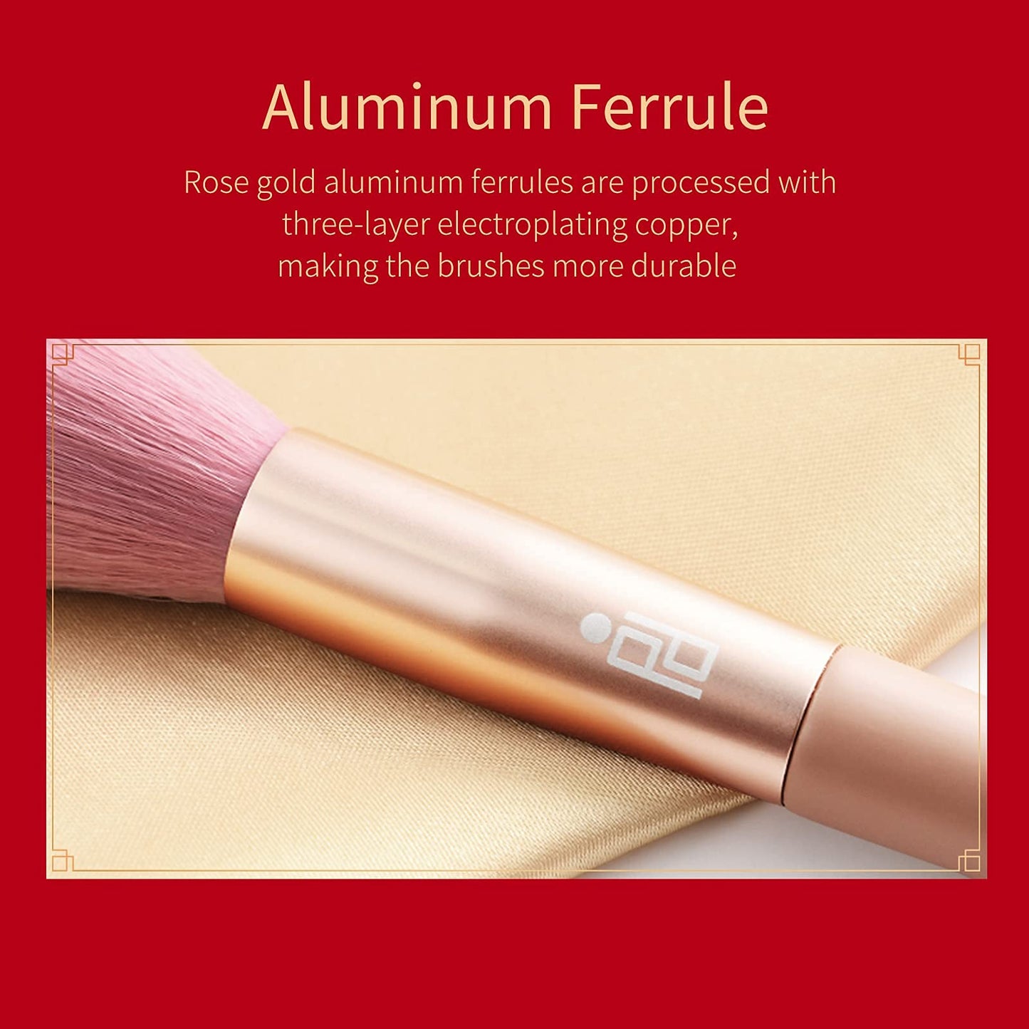 ZEESEA [Palace Identity] Make up Brushes Set 9PCs Premium, Cruelty-Free Soft Basf Fiber Bristles For Foundation Blending Face Powder Blush Eye Shadow Concealer,Travel Makeup bag Included (Pearl White)